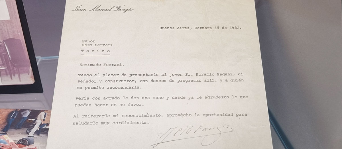 carta fangio ferrari