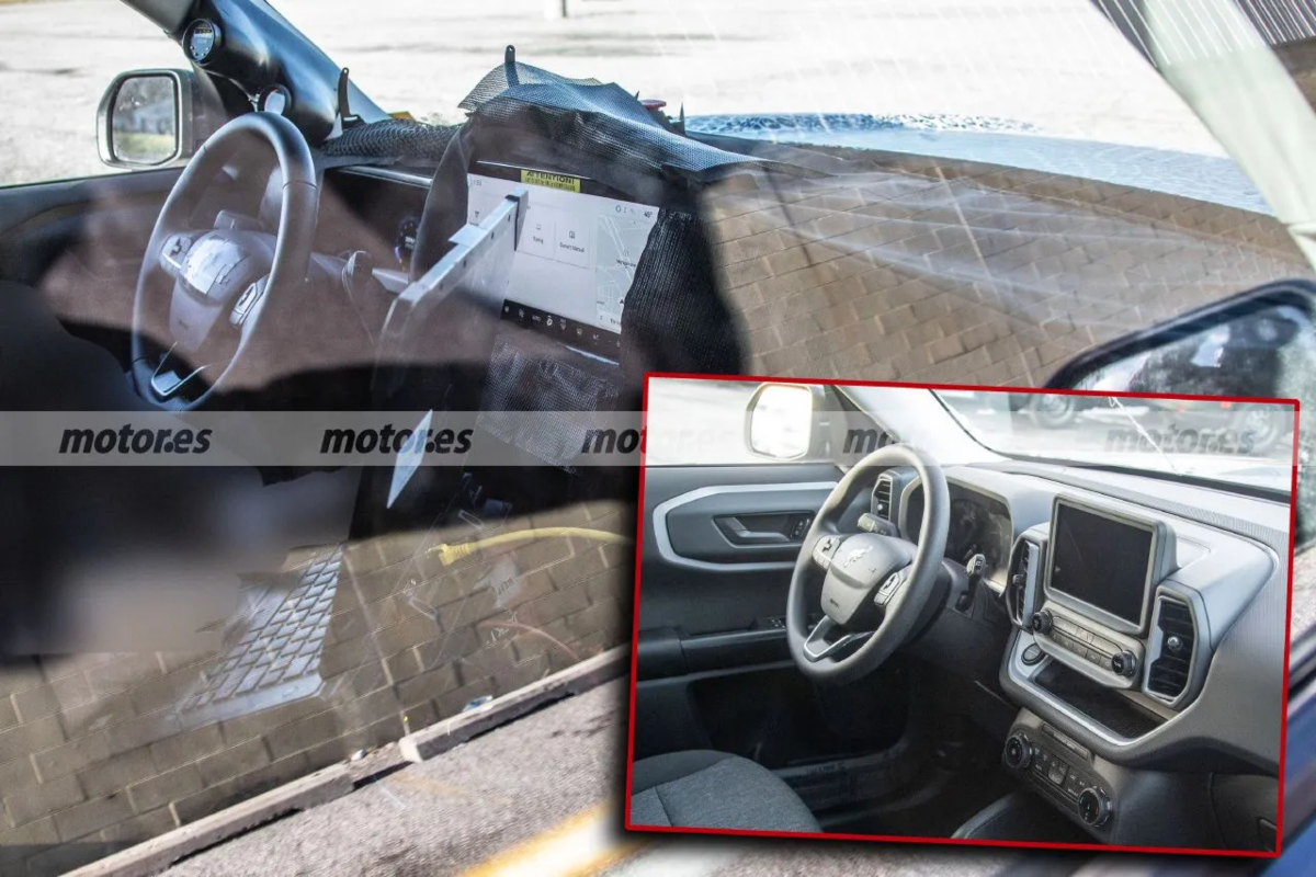 Ford Bronco Sport facelift camuflado