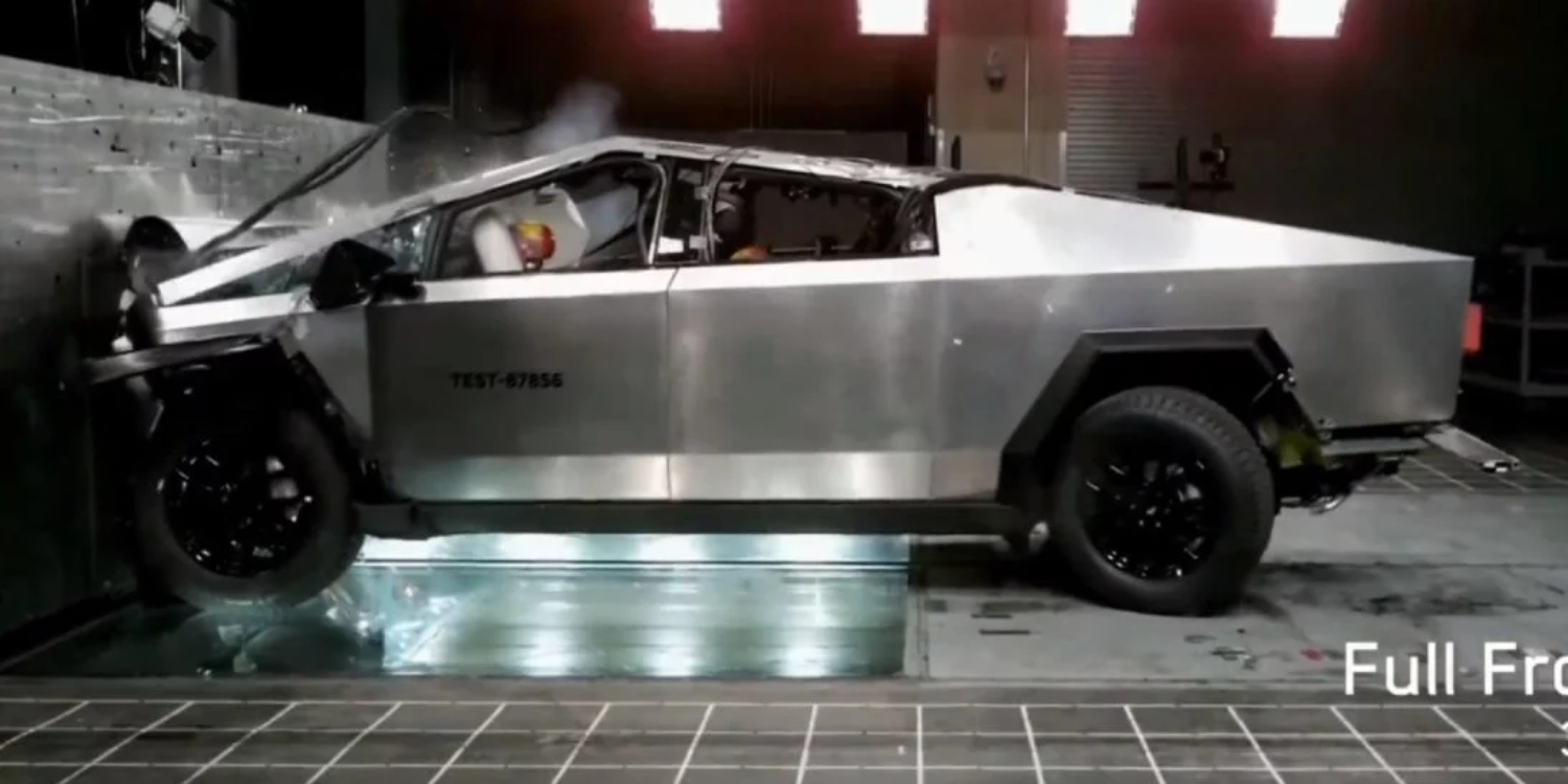 Tesla Cybertruck crash test