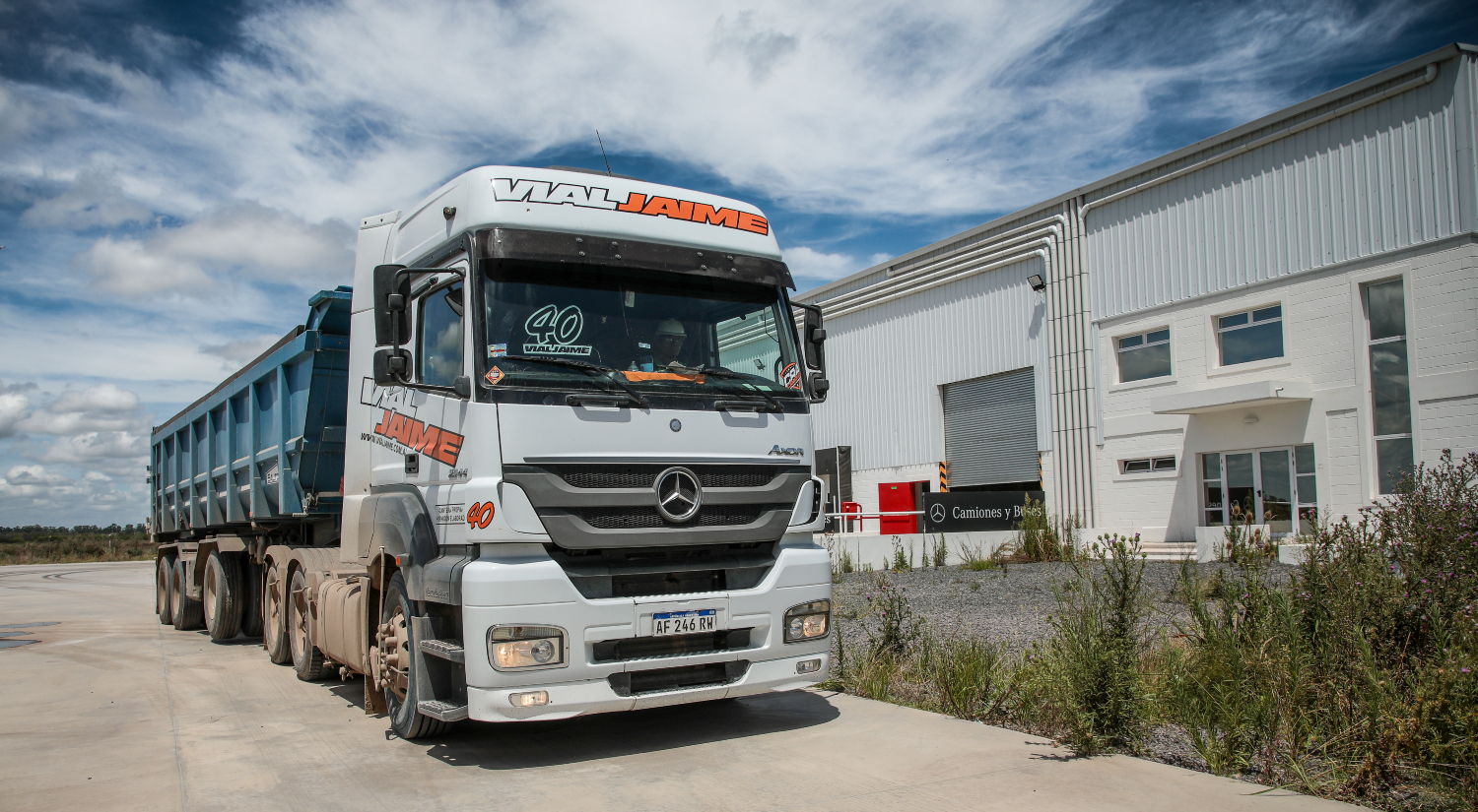 Mercedes-Benz Centro Logístico Zárate construcción