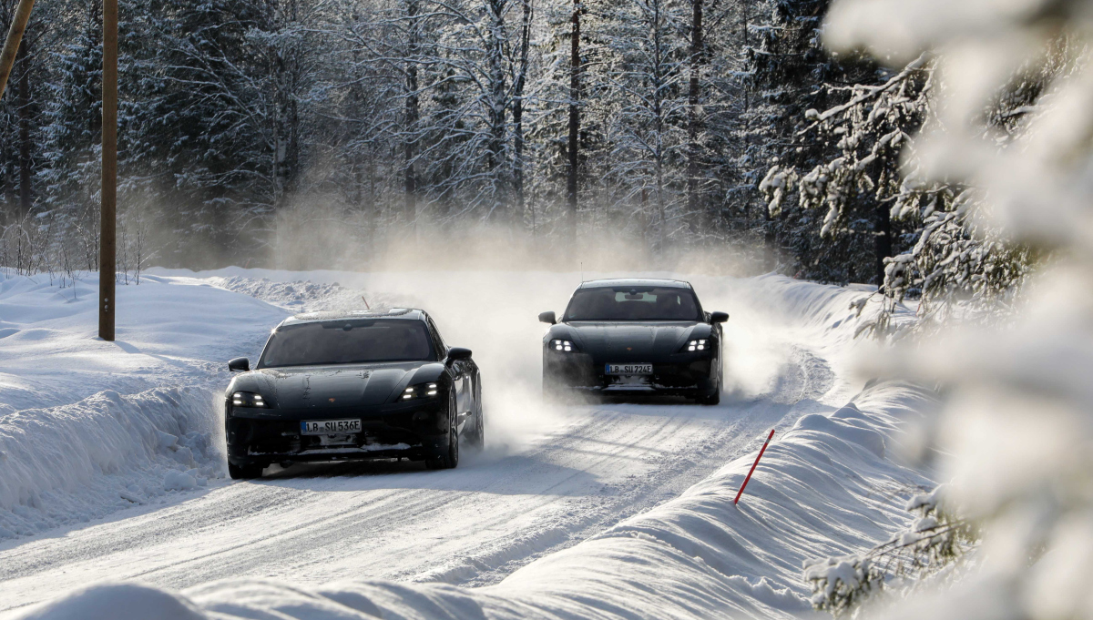 Porsche Taycan 2024 test de rodaje