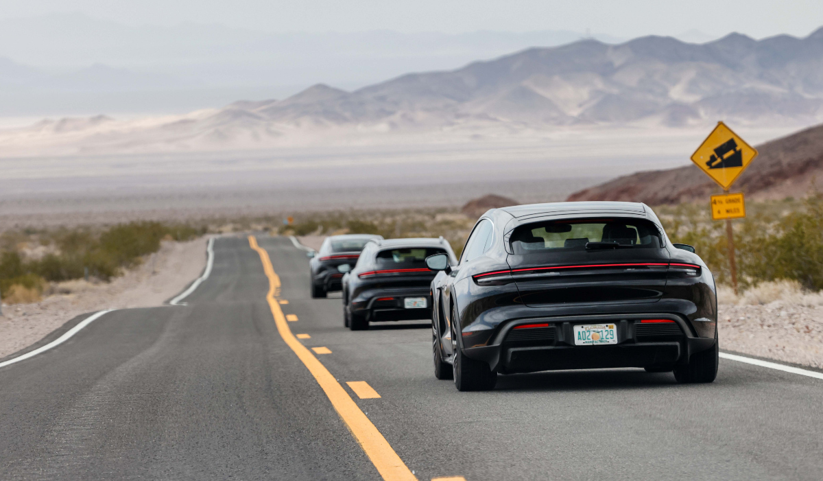 Porsche Taycan 2024 test de rodaje