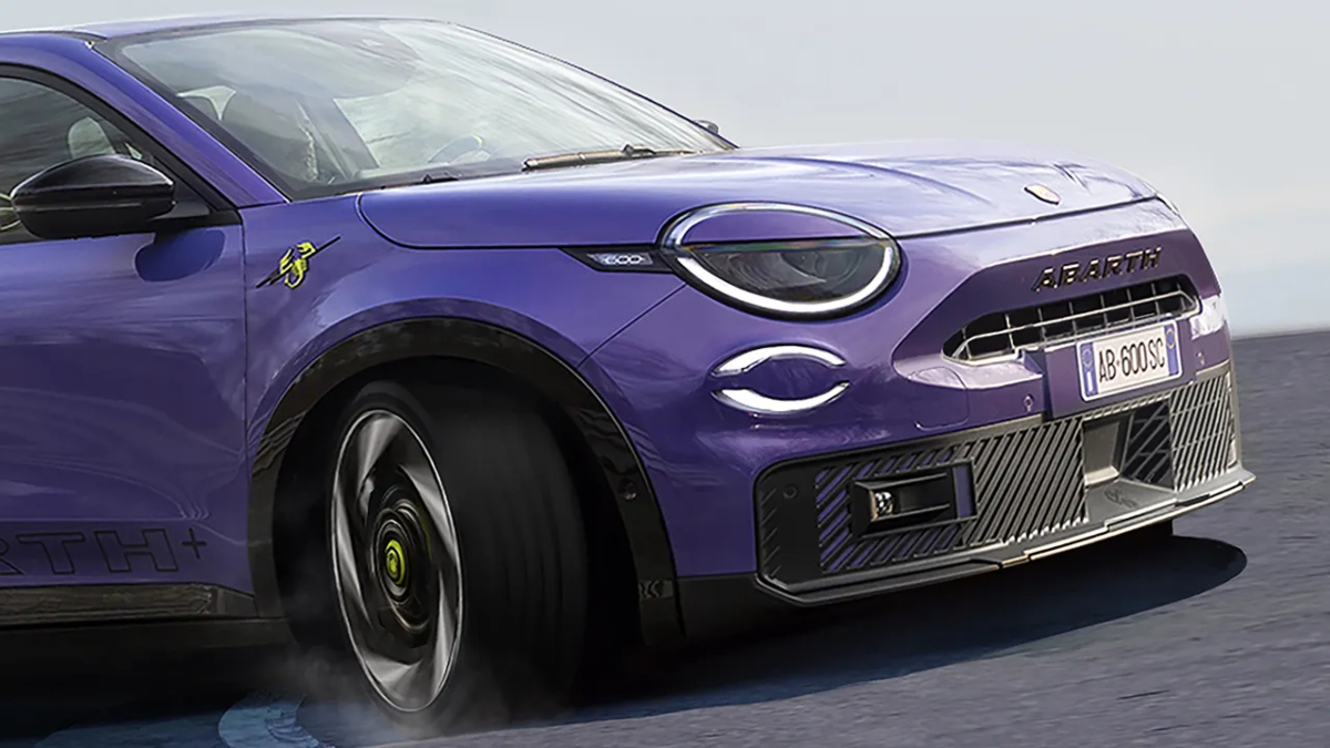 Abarth 600e teaser