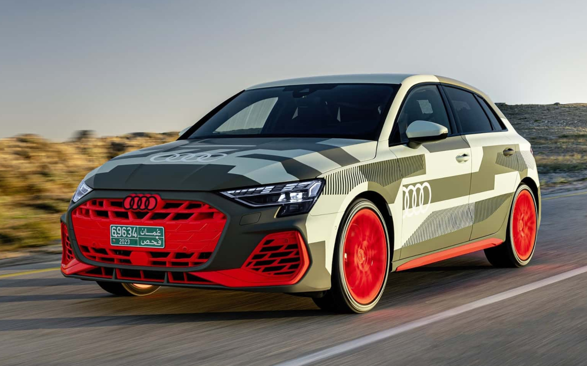 Audi S3 facelift camuflado