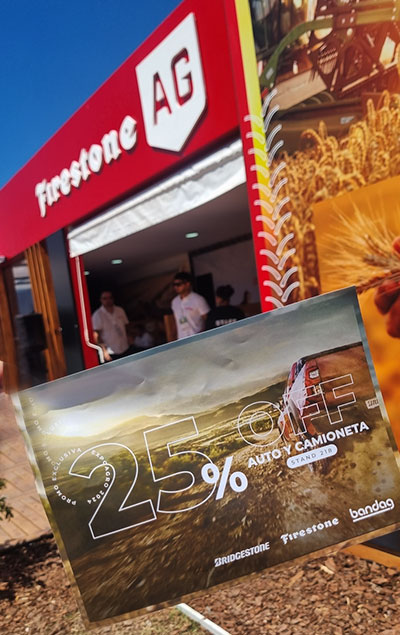 25% descuento bridgestone