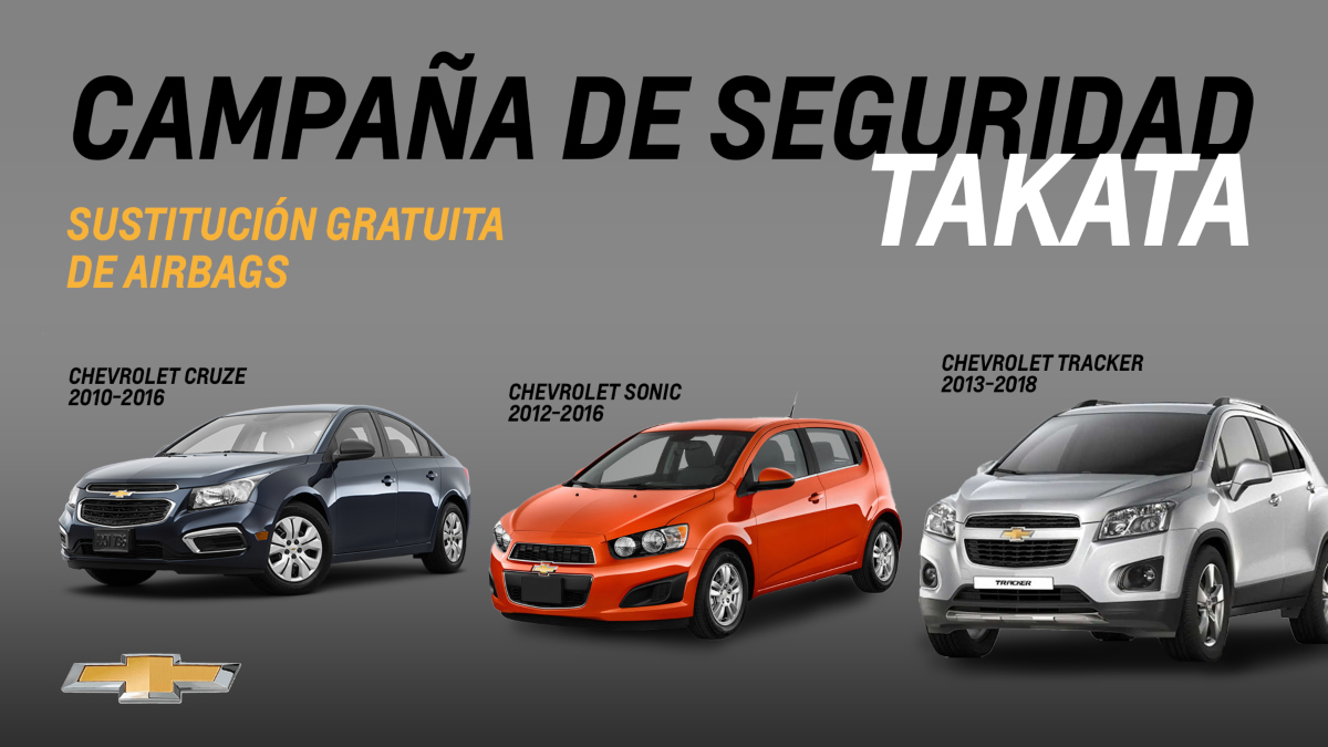 Chevrolet Cruze, Sonic y Tracker Recall