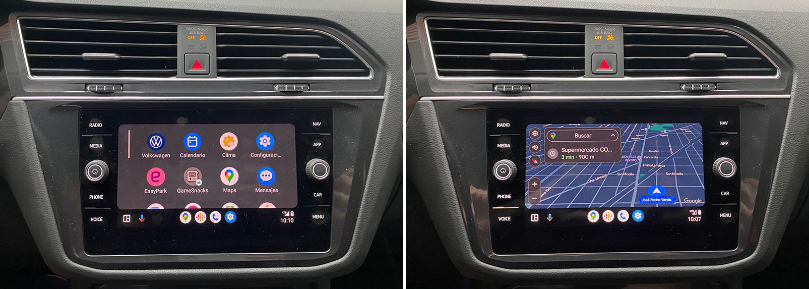 pantalla tiguan