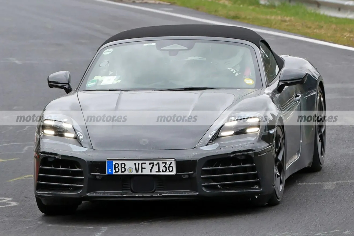 Porsche Boxster en Nurburgring fotos espía