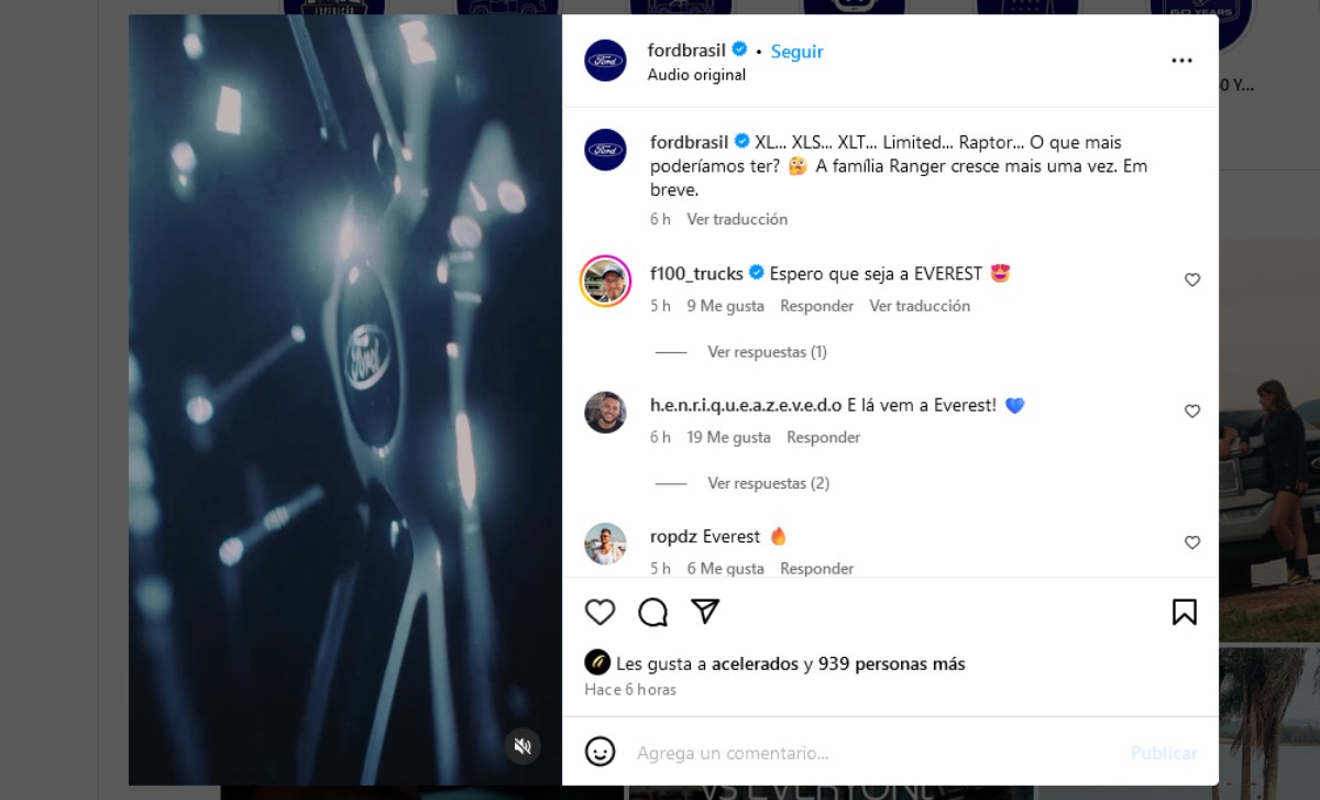 Ford Ranger BR teaser