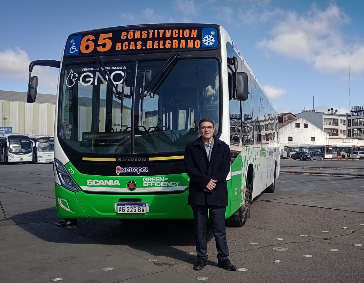Scania bus a GNC Jorge Vittar
