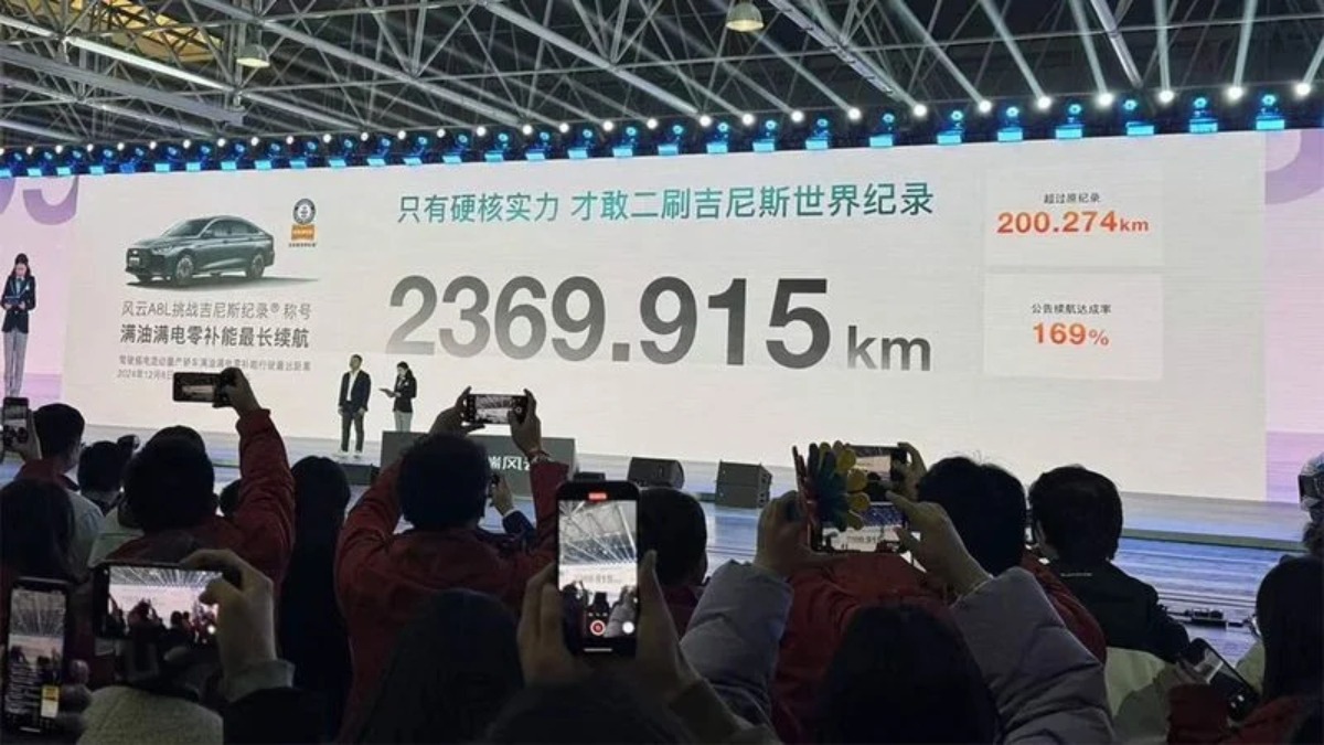 Chery Fulwin A8L record autonomía