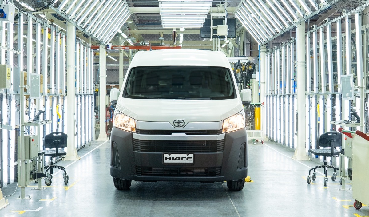 Toyota Hiace producción 