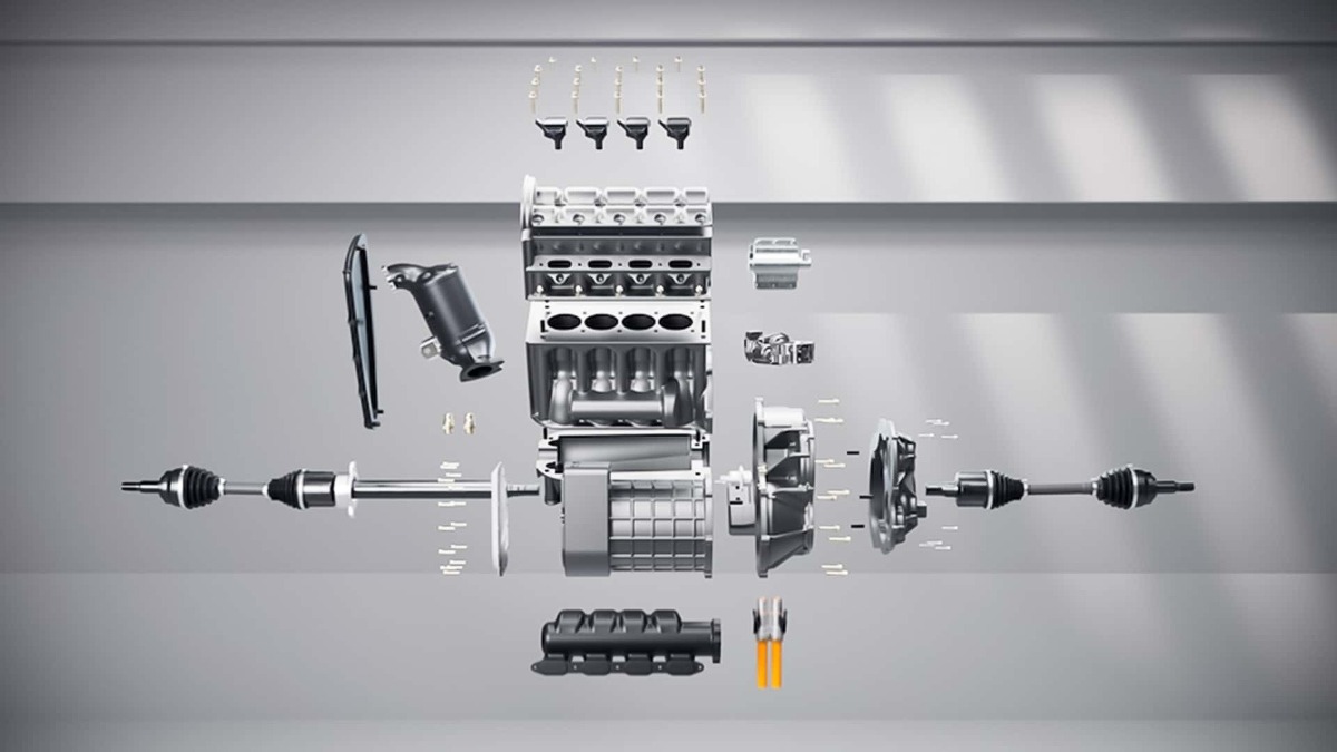 Future Hybrid Horse Powertrain