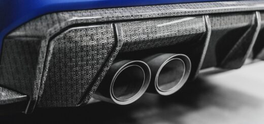 BMW reemplazo de fibra de carbono