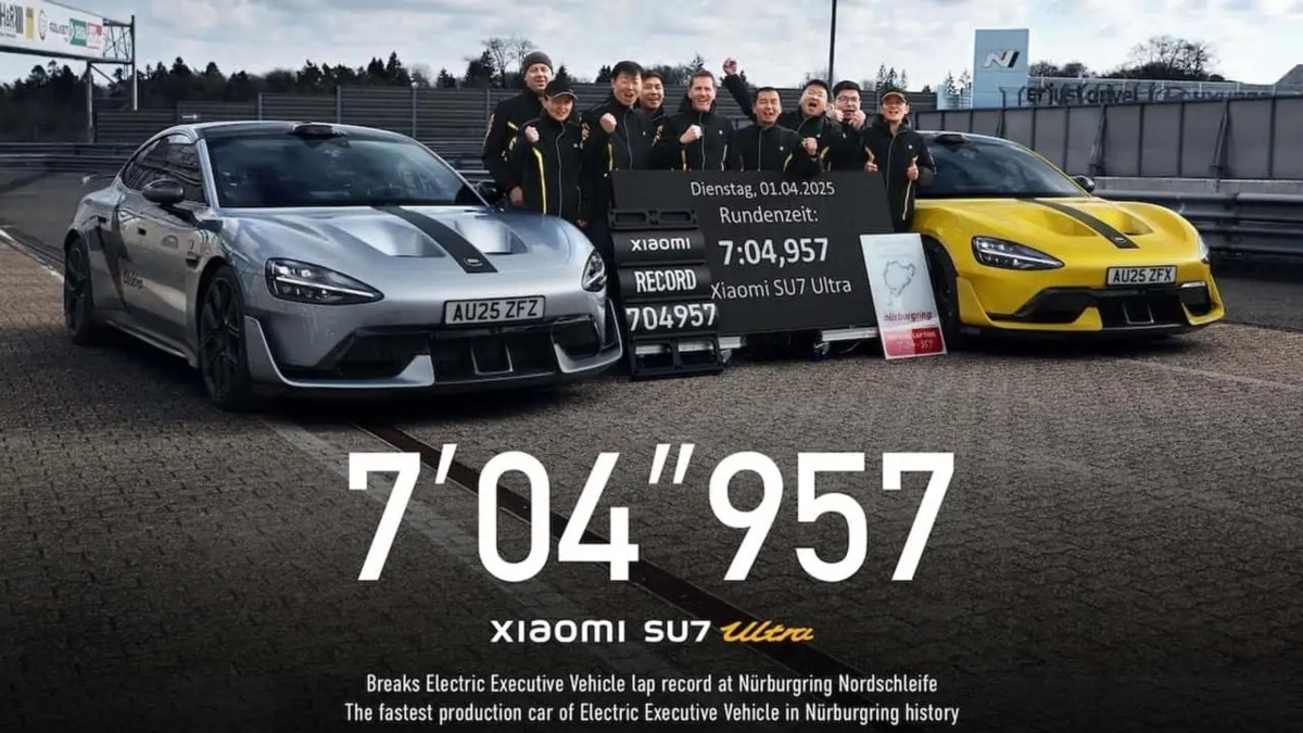 Xioami SU7 Ultra récord Nurburgring