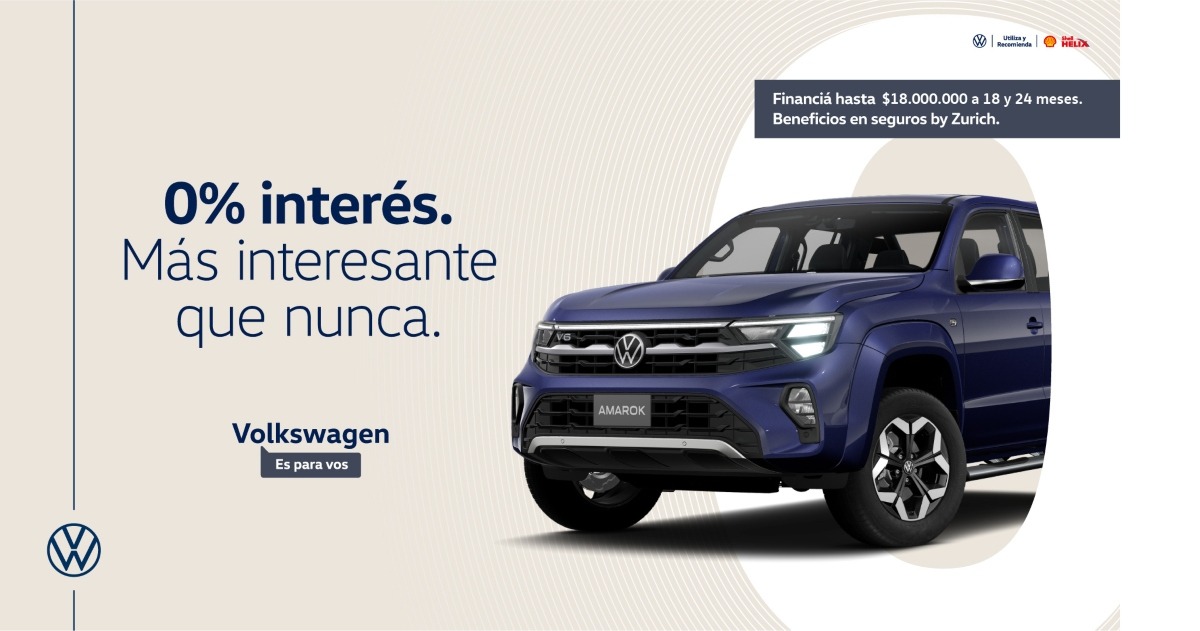 Volkswagen Amarok financiación agosto 2025