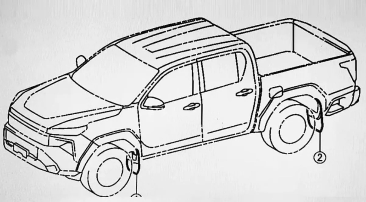 bocetos Toyota Hilux 2026