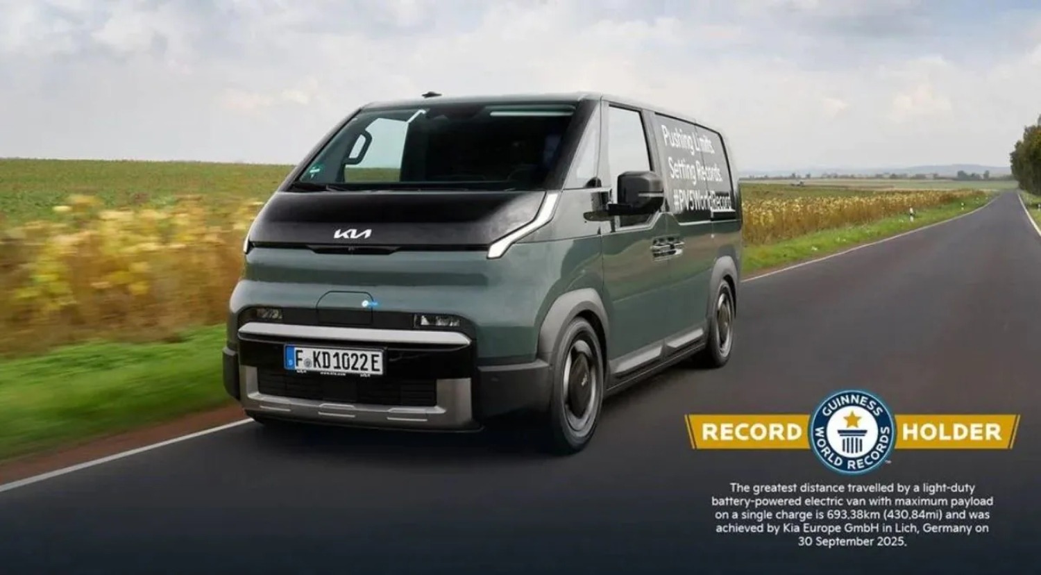 Kia PV5 récord autonomía