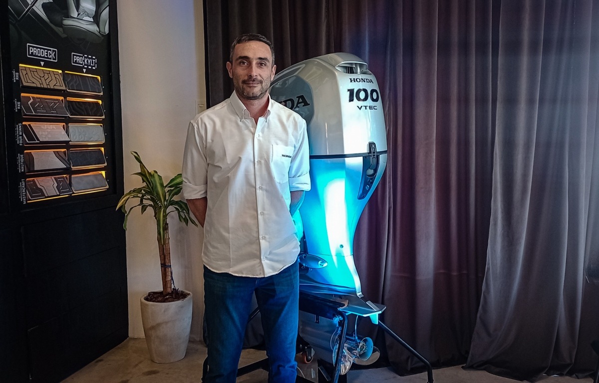 Ezequiel Caracoche, sub-gerente de Honda Marine