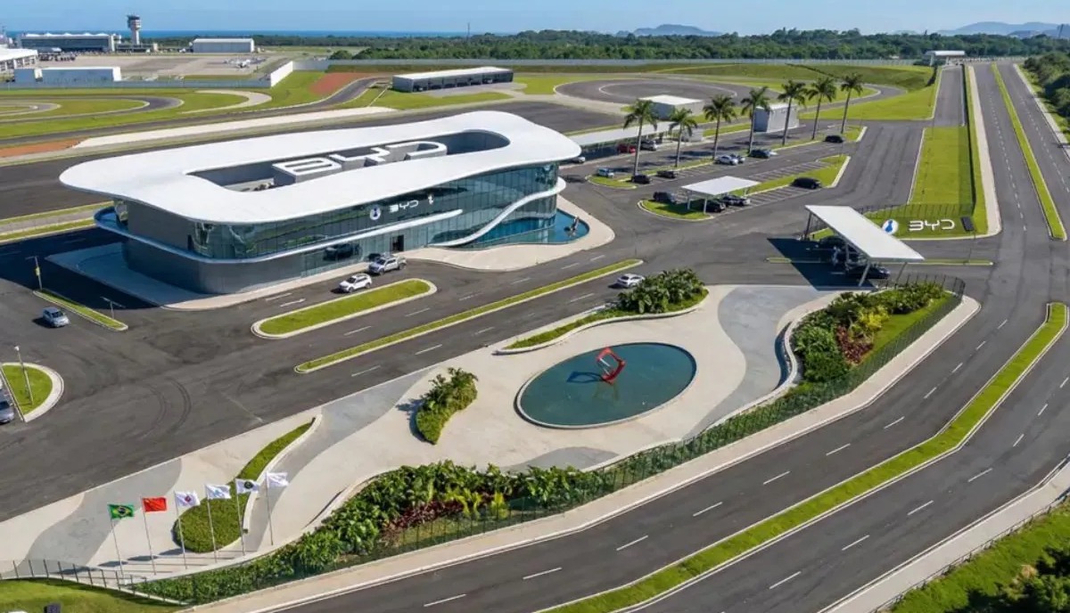 BYD pista de pruebas Brasil teaser