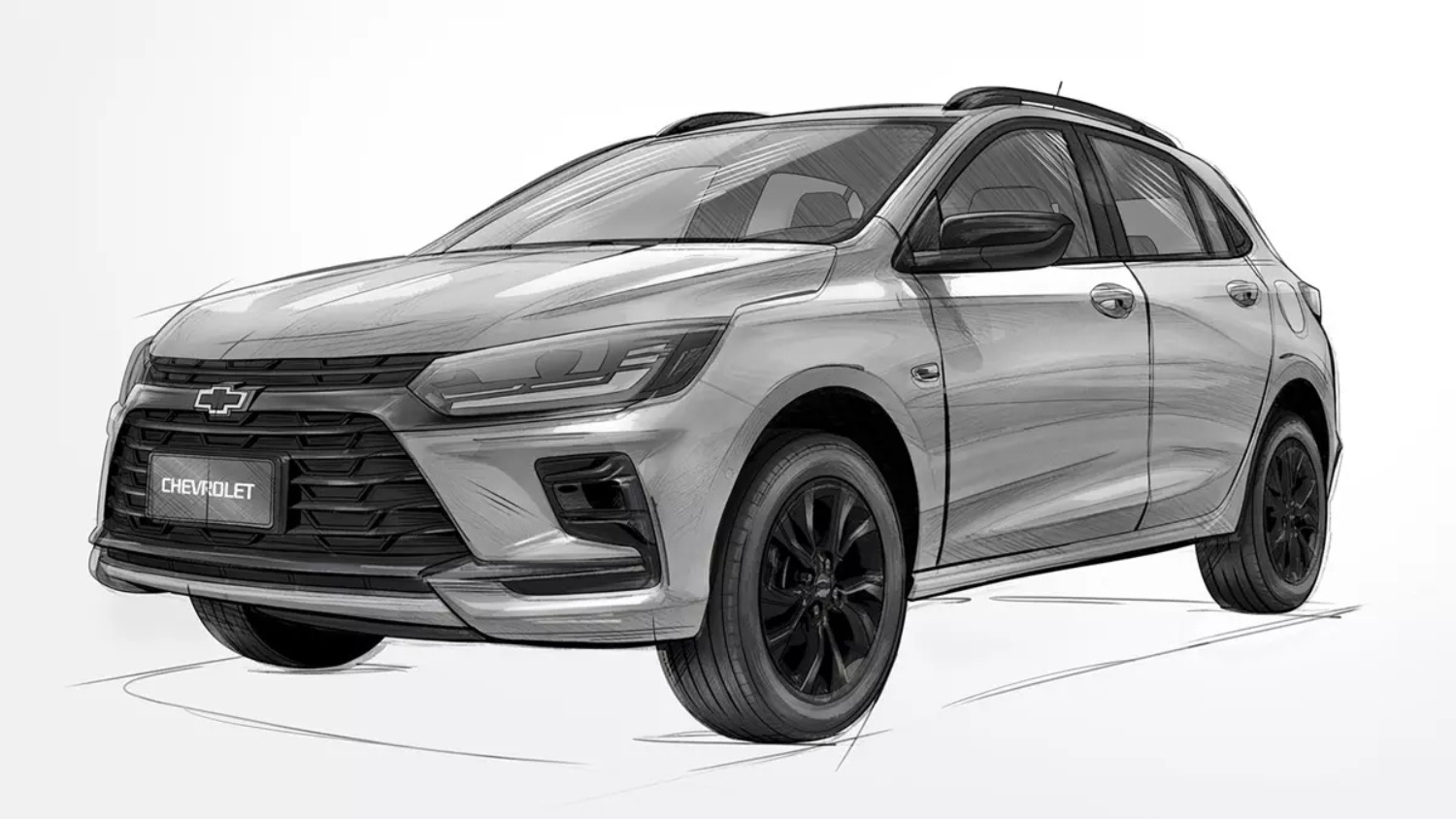 Chevrolet Onix Activ bocetos