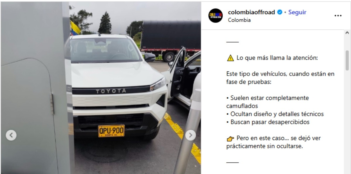 Toyota Hilux BEV Colombia