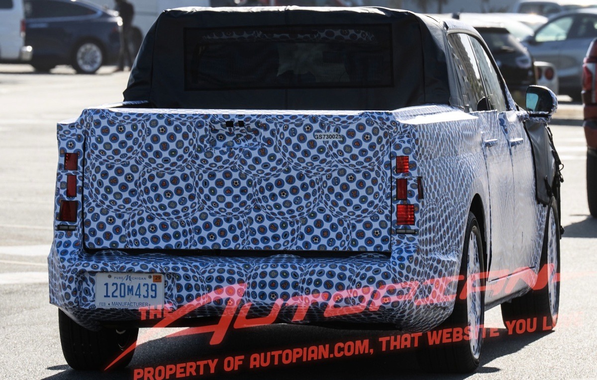 Ford pick up EV fotos espía