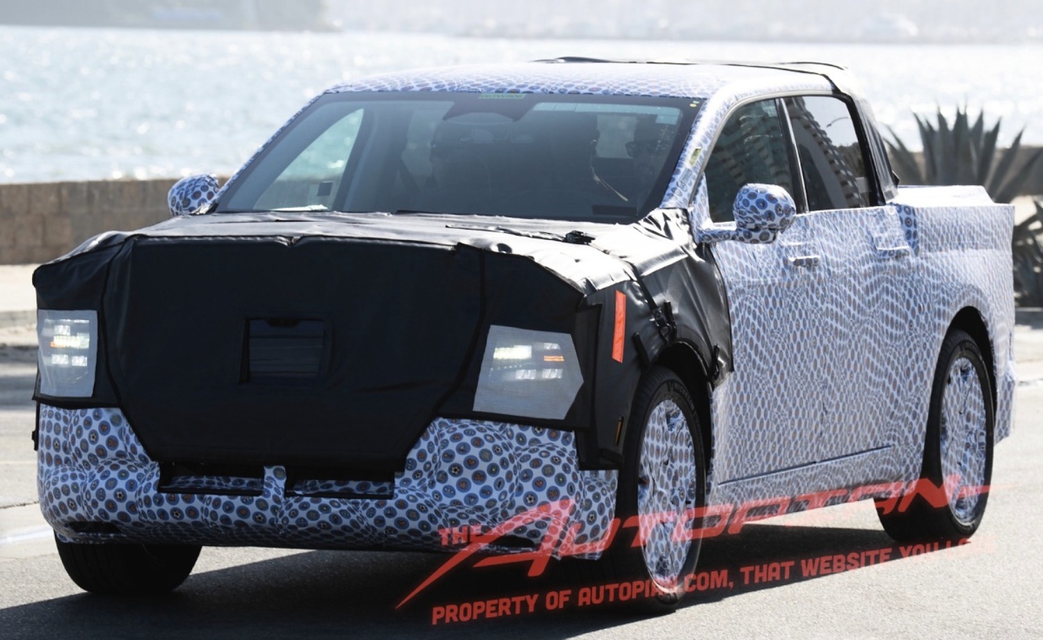 Ford pick up EV fotos espía