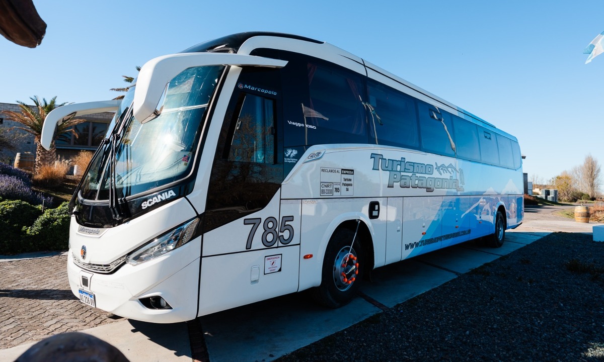 Scania Marcopolo bus minería