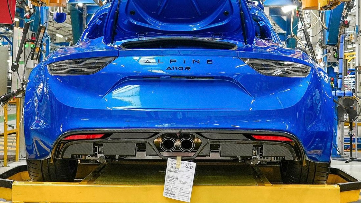Alpine A110 último