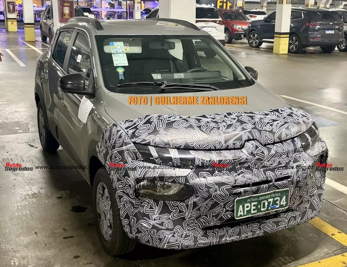 Renault Kwid 2027 fotos espía
