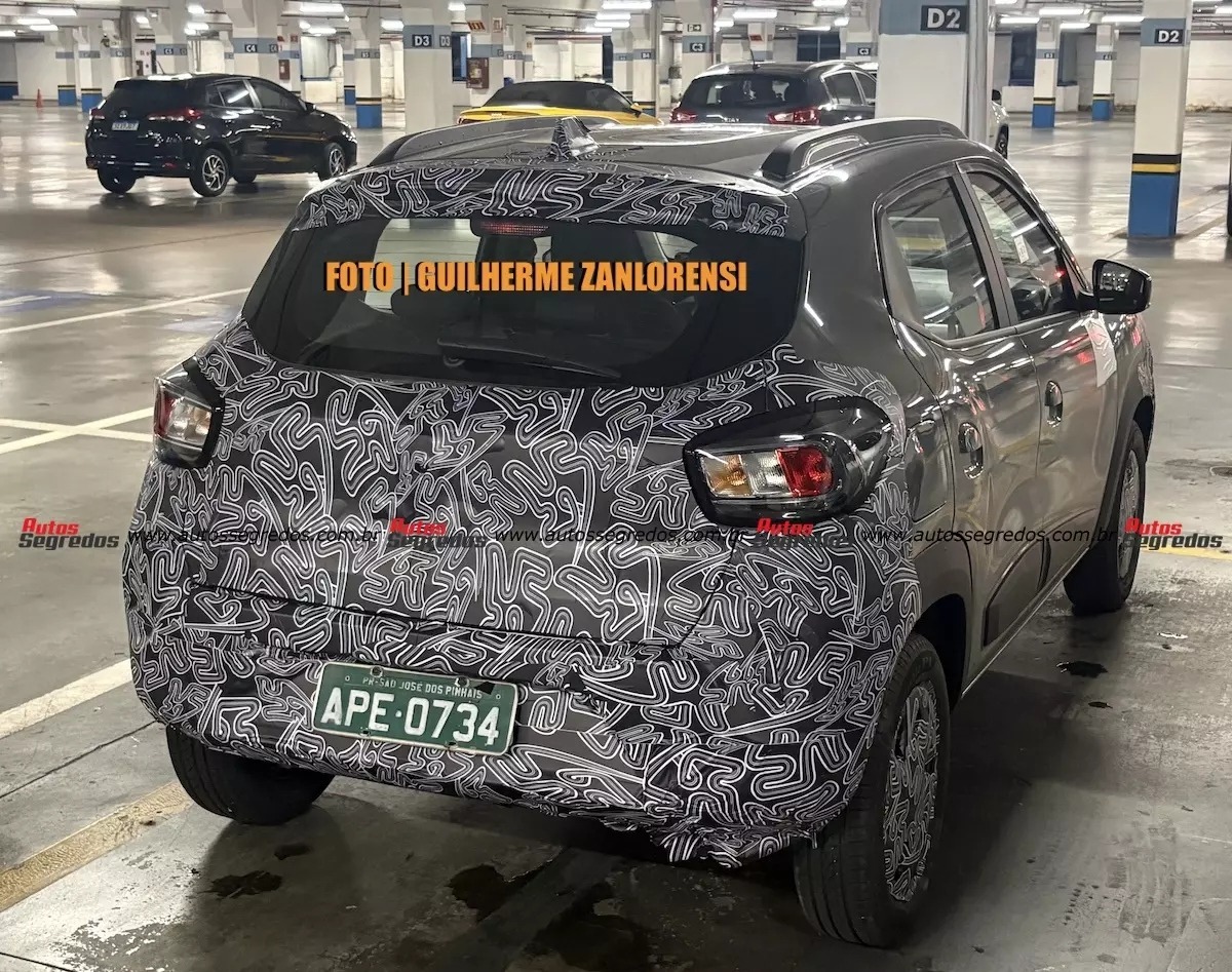 Renault Kwid 2027 fotos espía