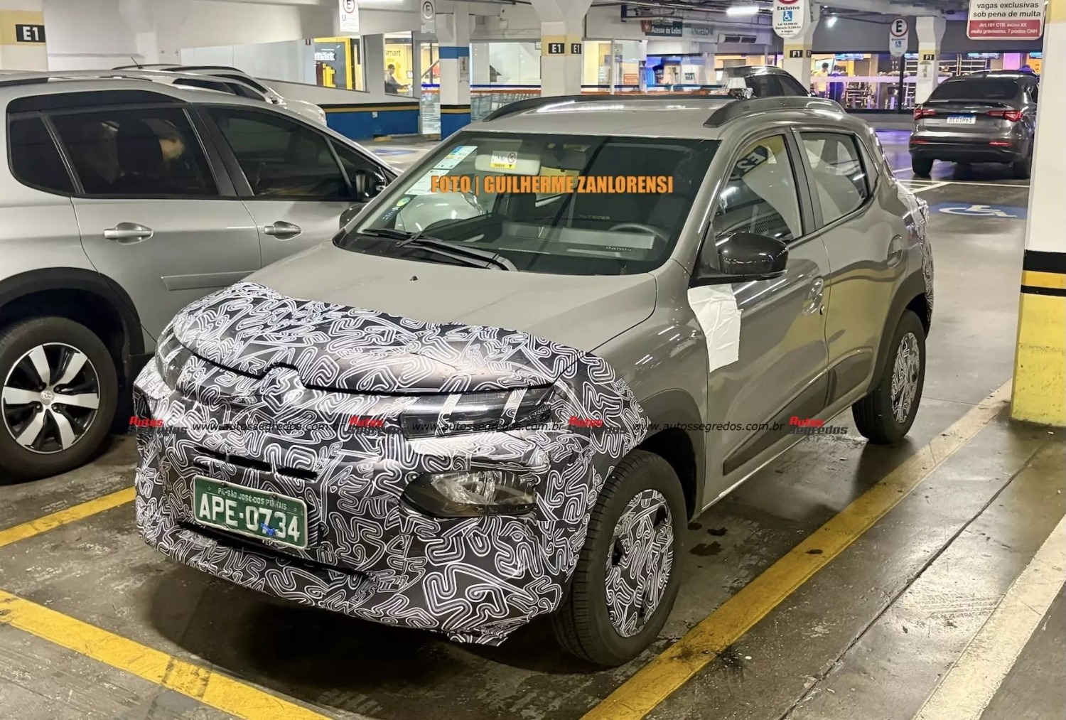 Renault Kwid 2027 fotos espía