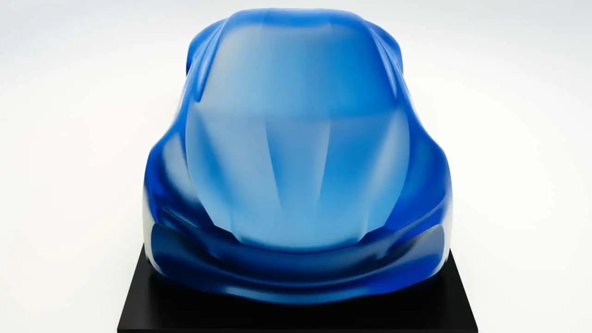 Alpine A110 escultura