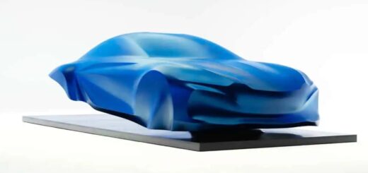 Alpine A110 escultura