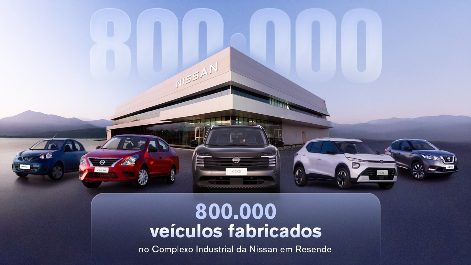 Nissan Resende 800.000 unidades producidas