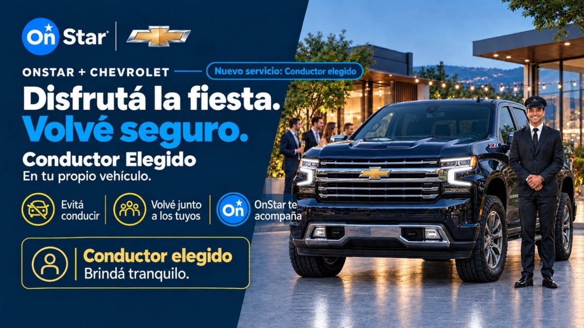 OnStar conductor elegido y traslado al aeropuerto